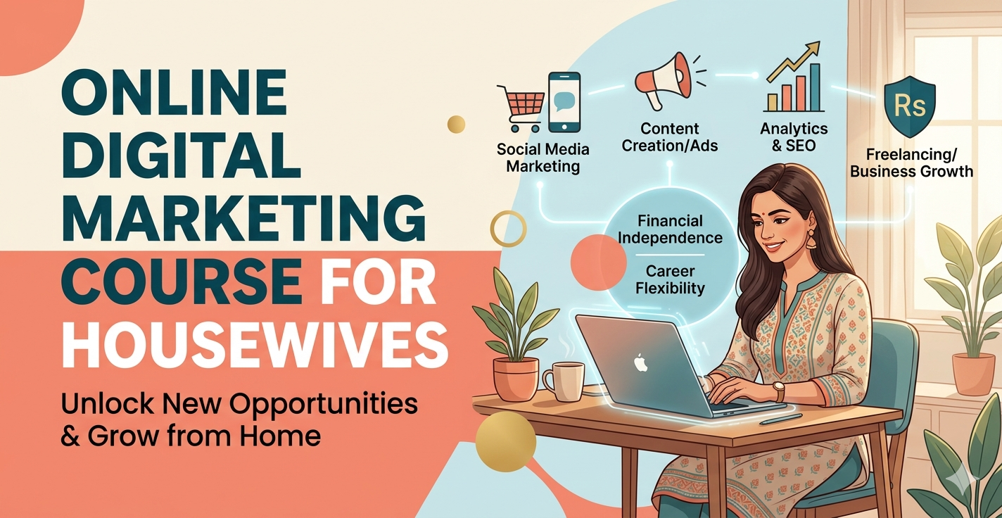 Online Digital Marketing Course For Housewives That Turns Free Time Into Real Income From Home