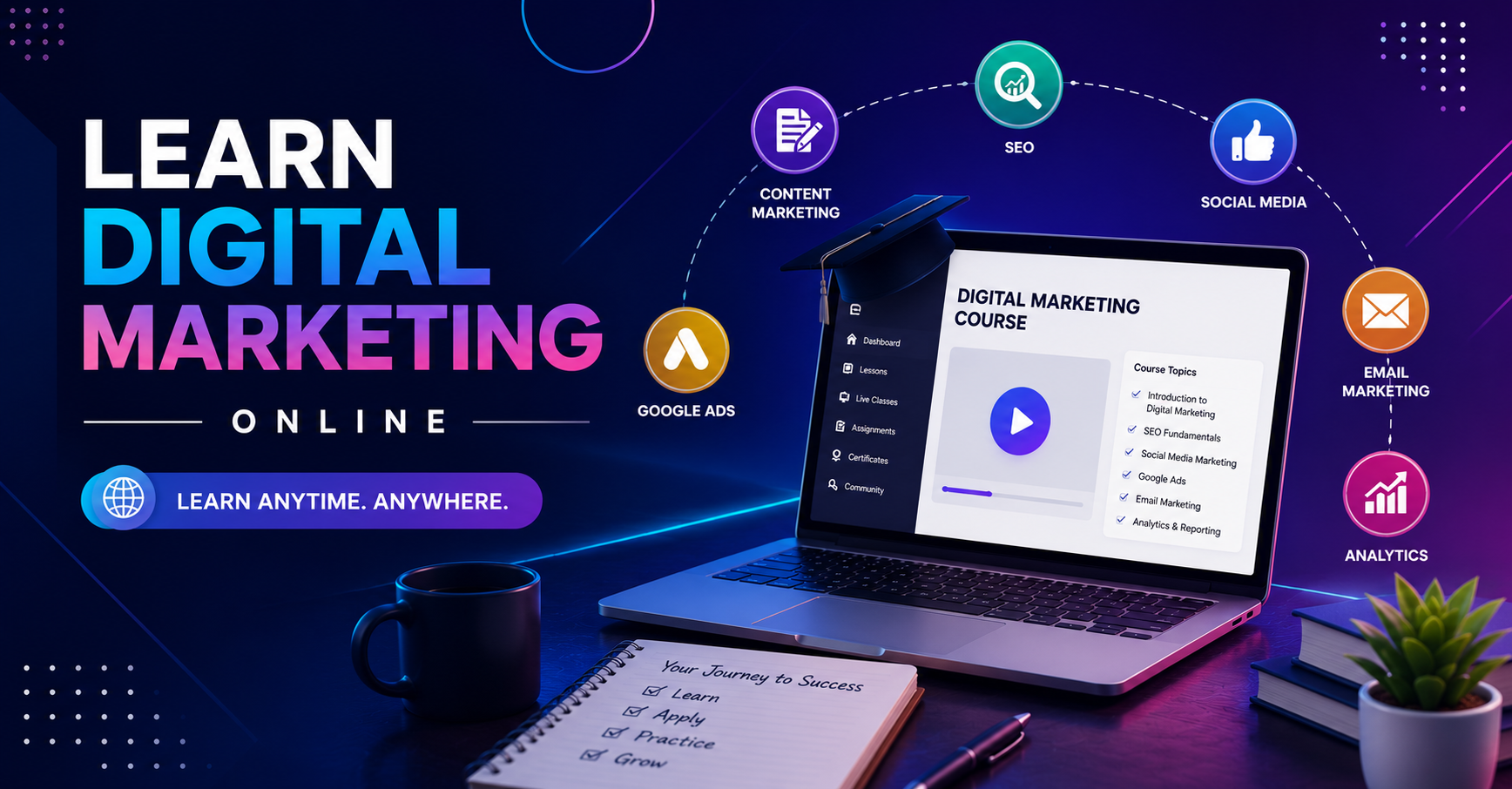 Learn Digital Marketing Without Leaving Your Job