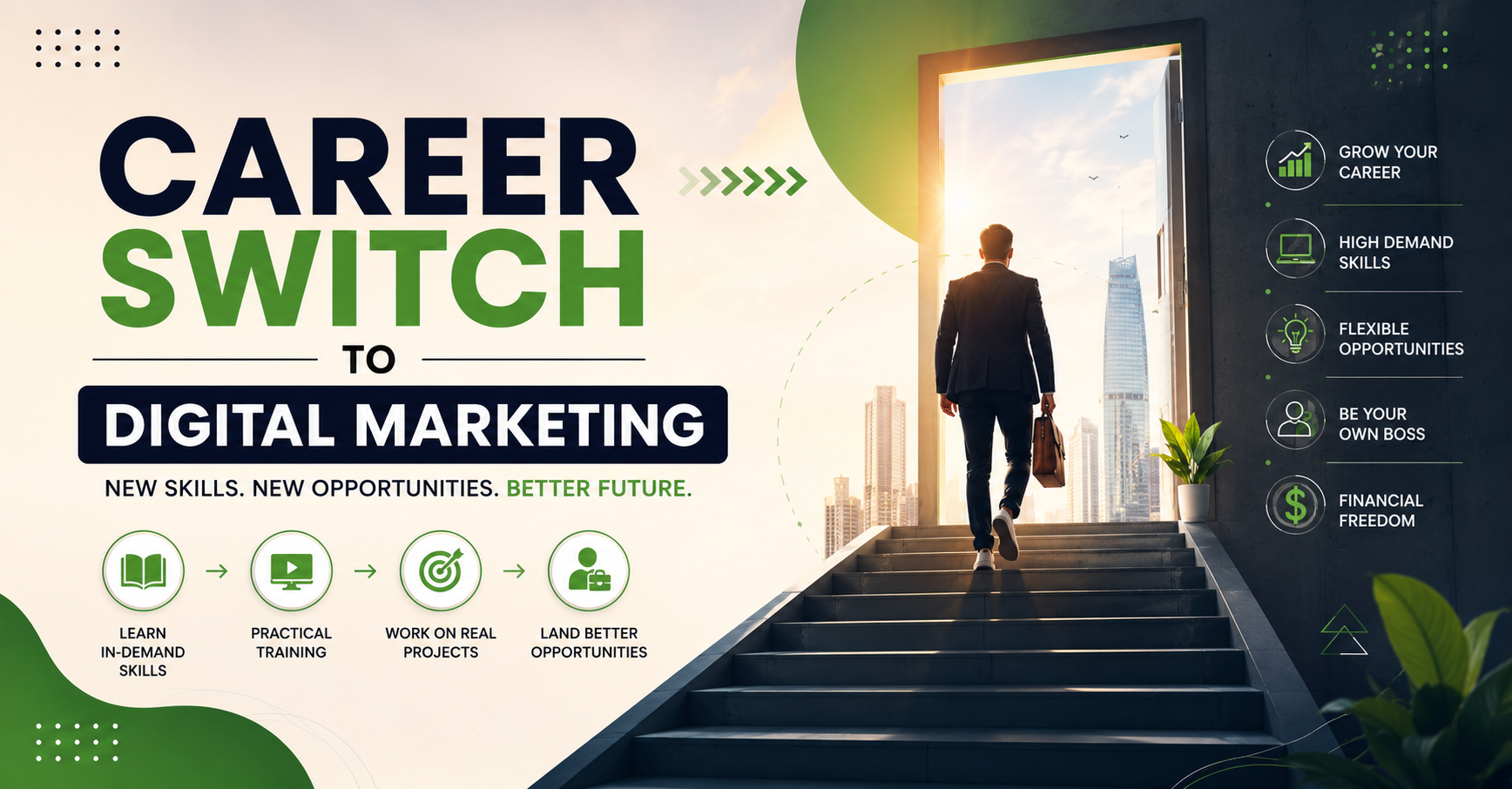 How Professionals Can Switch Careers With Digital Marketing