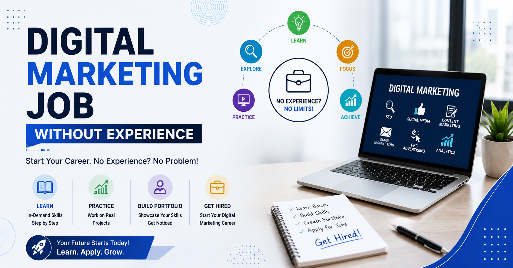How to Get a Digital Marketing Job Without Experience
