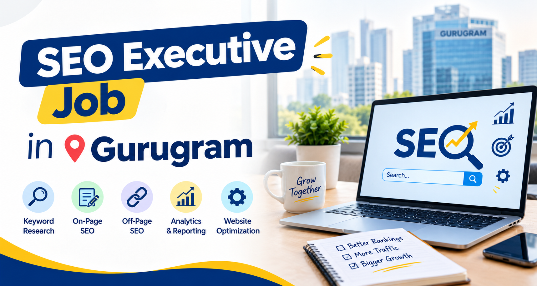 SEO Executive Job in Gurugram at Darwin Labs Pvt Ltd