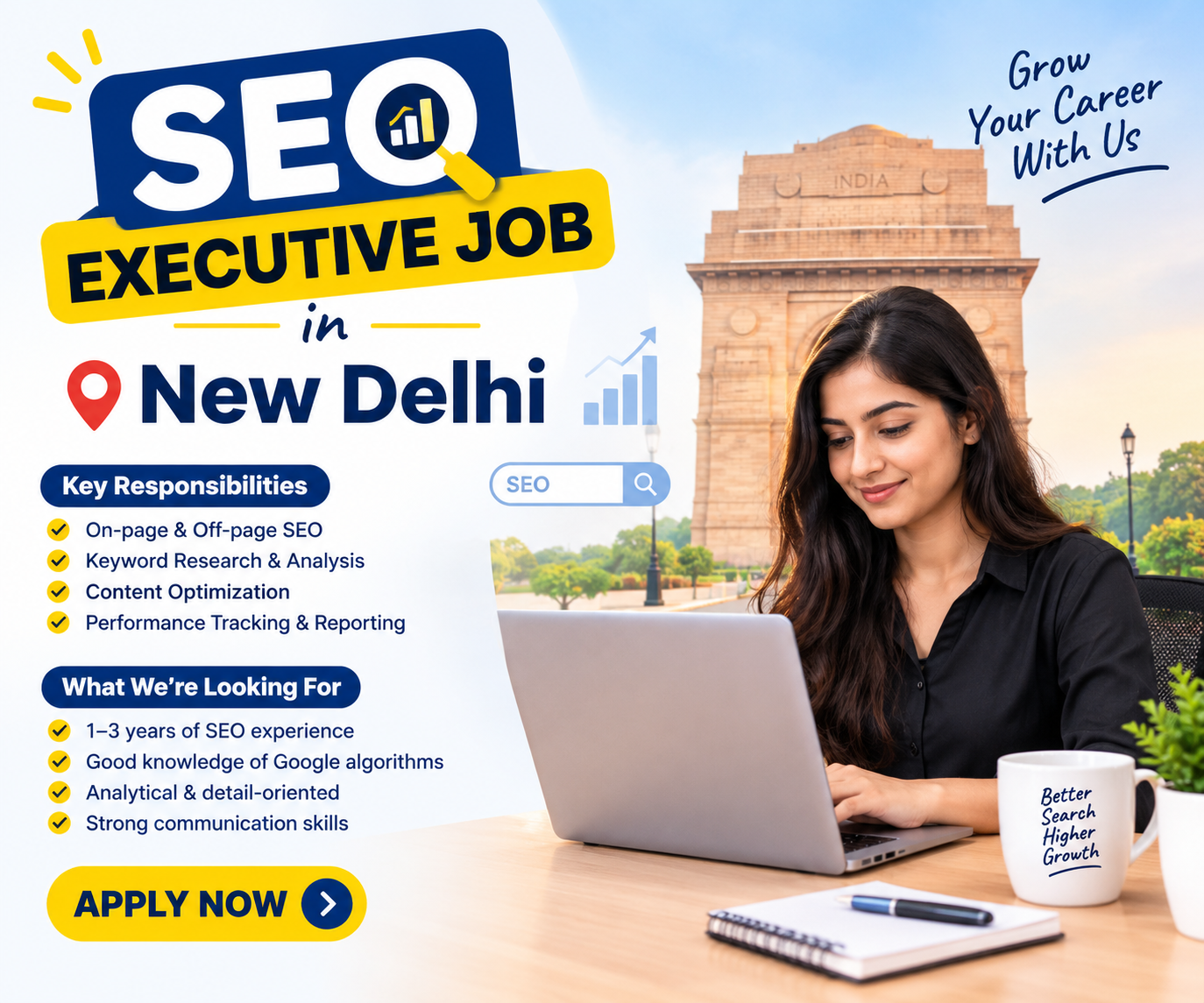SEO Executive Job in New Delhi