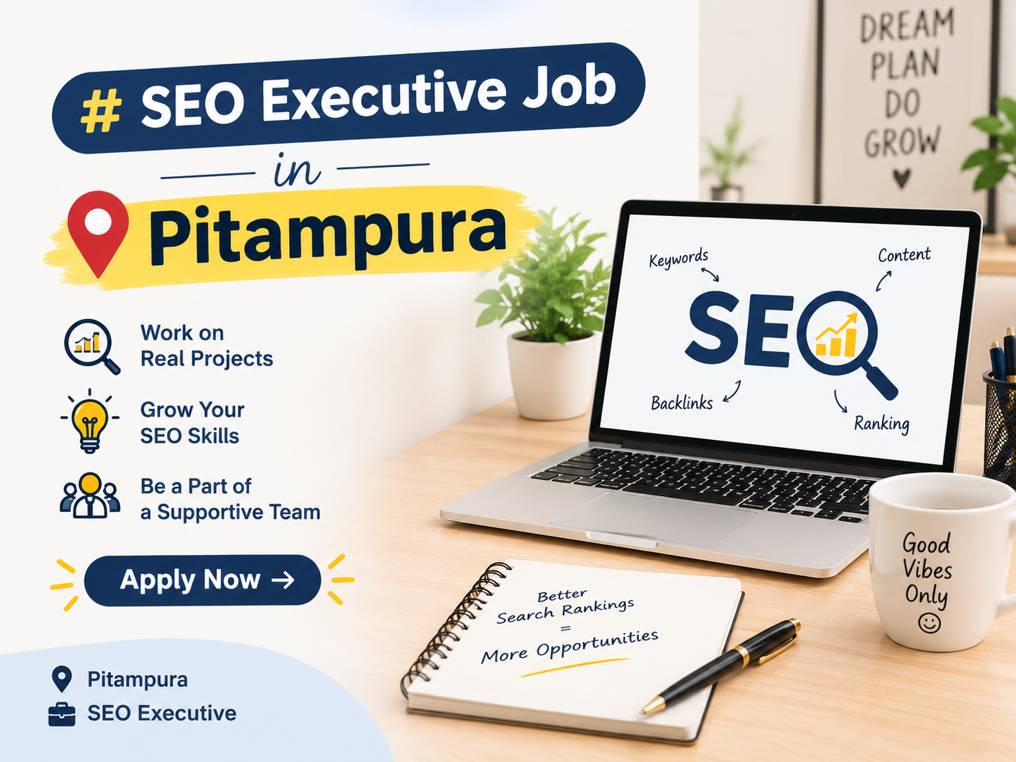 SEO Executive Job in Pitampura, Delhi at Suntec Web Services 